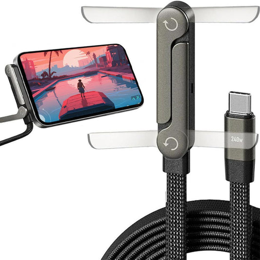 Fordable Charging Cable Phone Tablet 240W Ultra